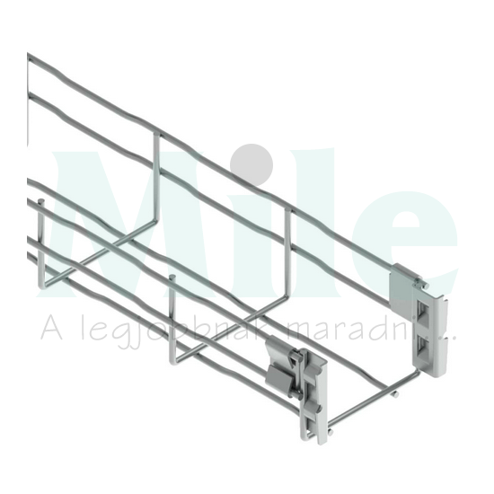 Rácsos kábeltálca 3m E93 galván/elektrolit horganyzott acél U-alak 60mm x 100mm x DZI KOPOS